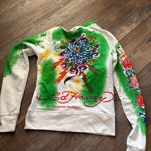 Ed Hardy Colorful Graphic Sweatshirt